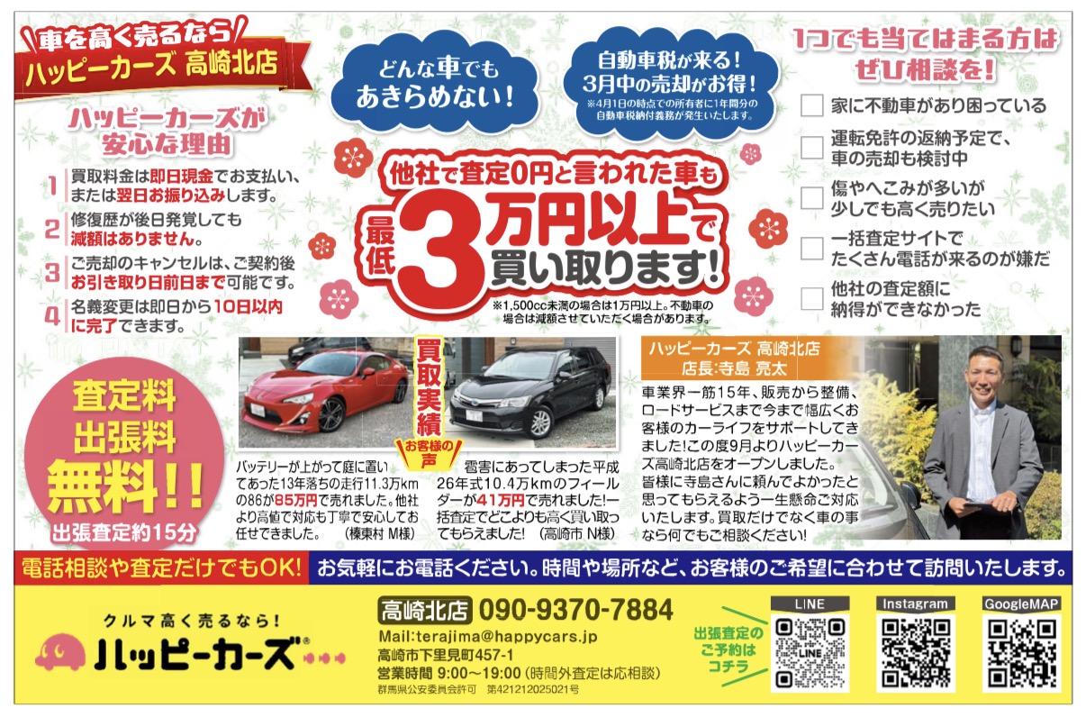 愛車を高く売るためのポイント