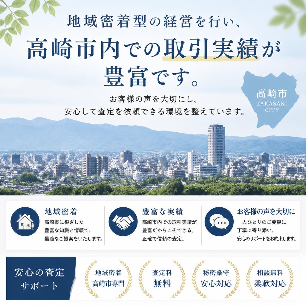 高崎市に根ざした信頼のサービス
